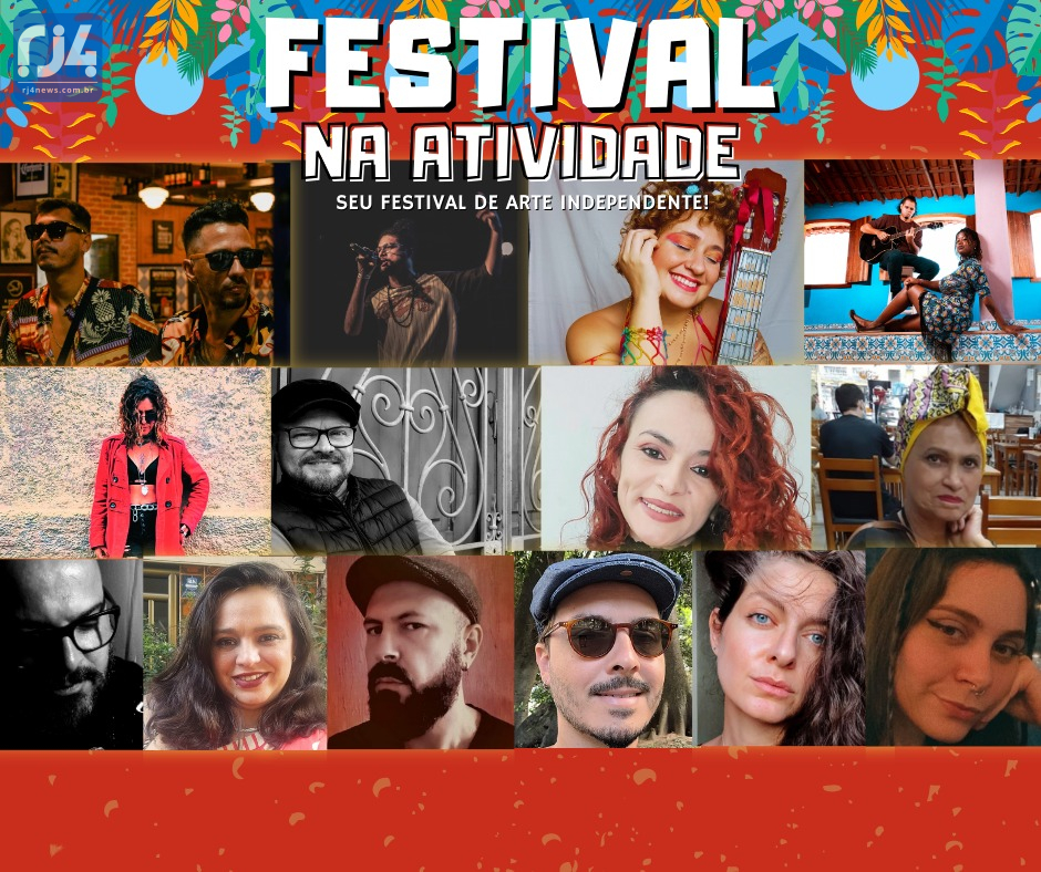 Atrações Festival Na Atividade / Créditos: Na Atividade Produções e Fogo no Paiol Music Hub